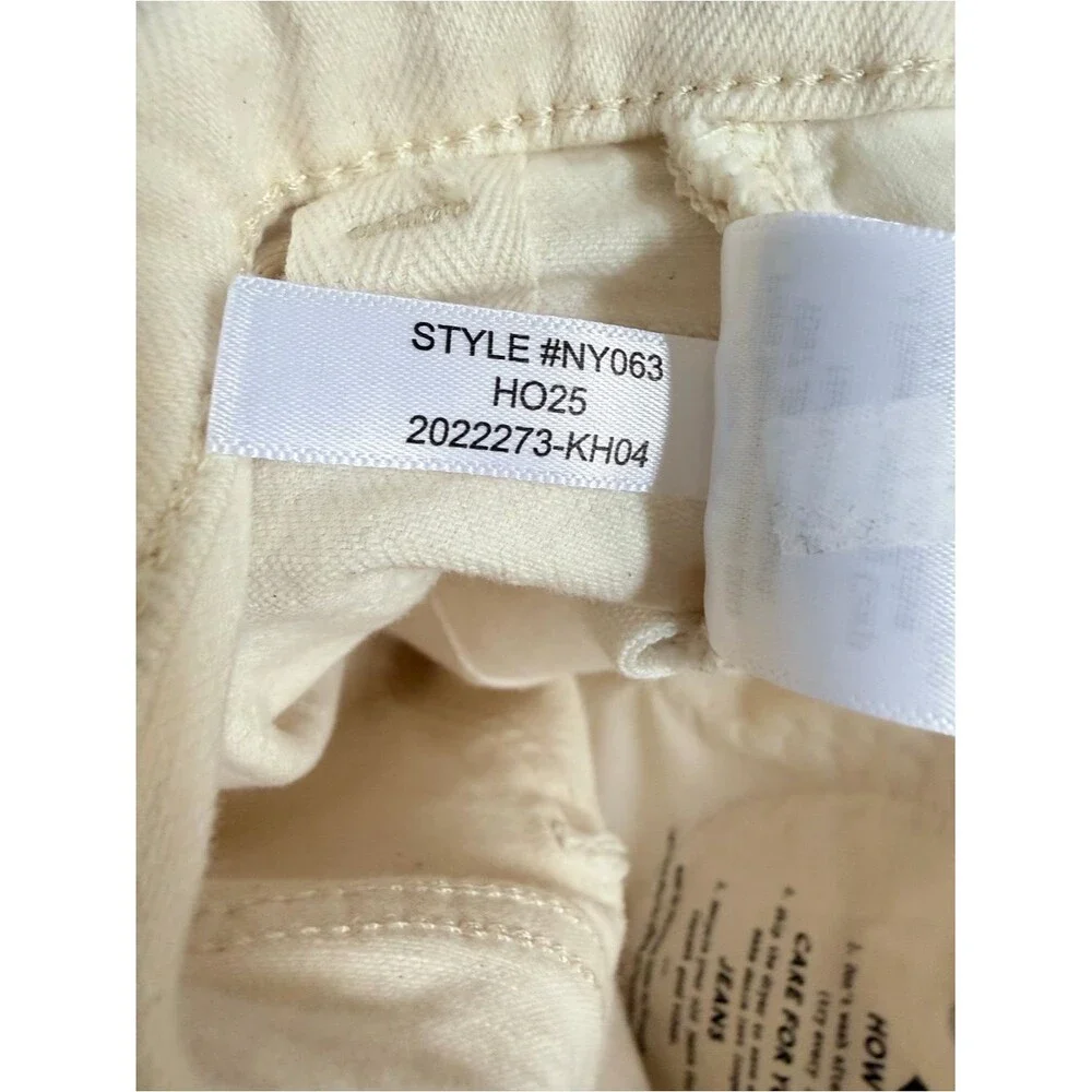 Madewell Relaxed Bootcut Jeans Size 25 Winter White High Full Length